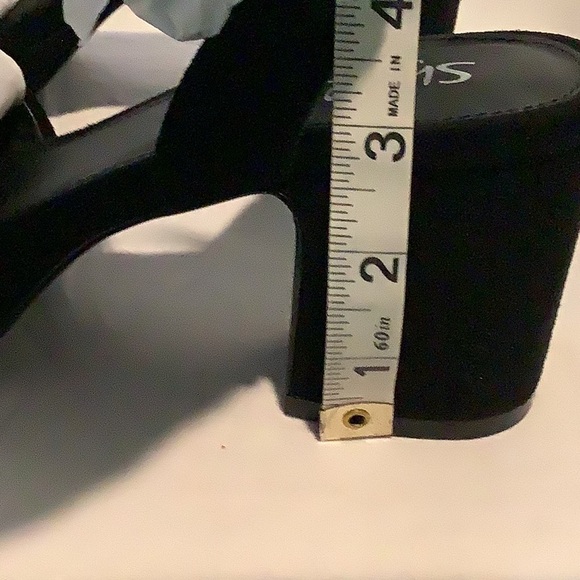 NWOT Shelly’s London Black Platform Sandal - Picture 5 of 9